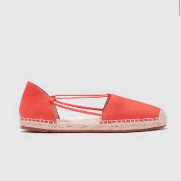 Eileen Fisher Nubuck Espadrille in Persimmon. 8.5. Reduced - Picture 2 of 3